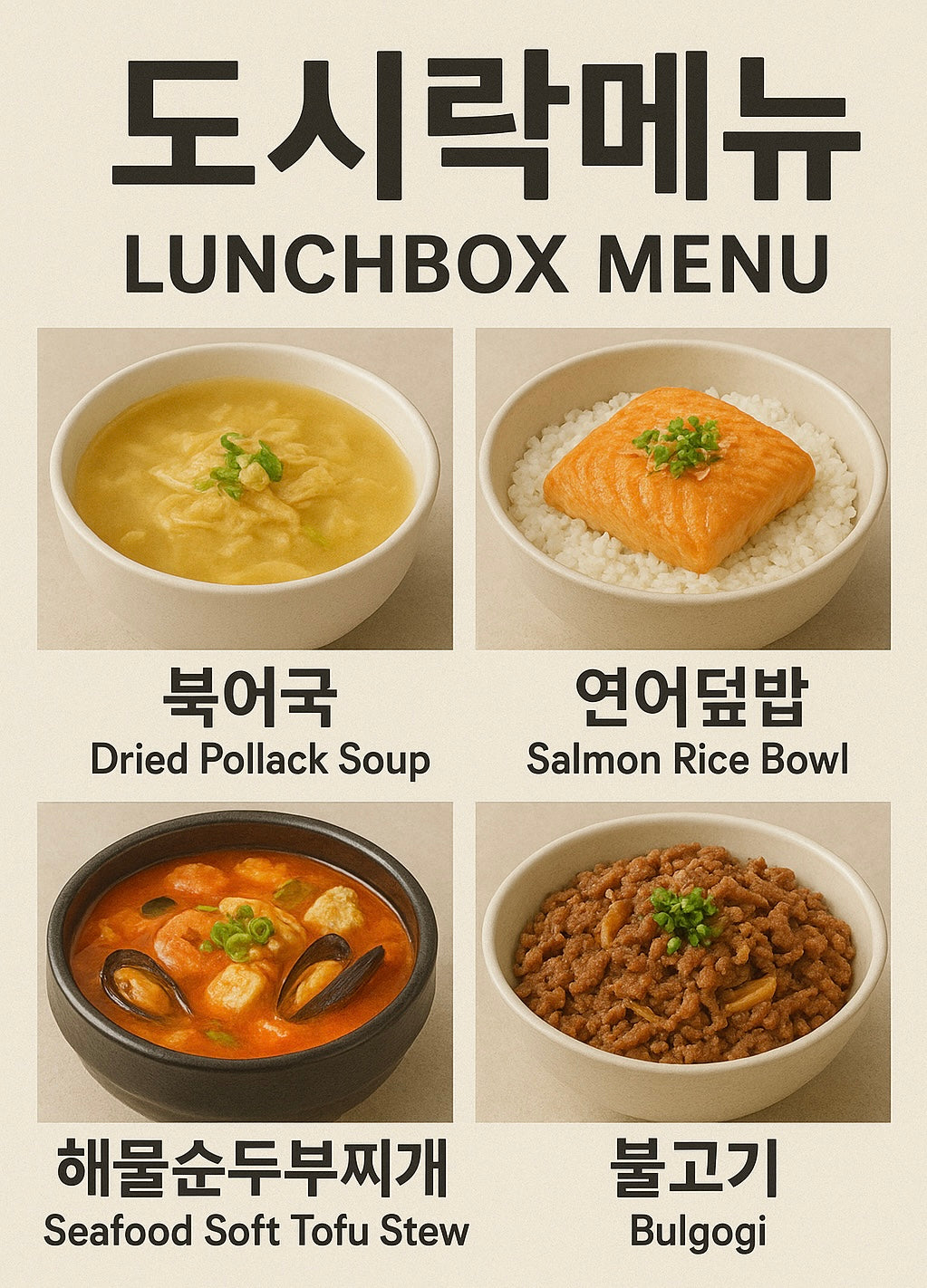 🥢 Weekly Lunch Box Menu For Lotte Chemical(Nov.17-20)